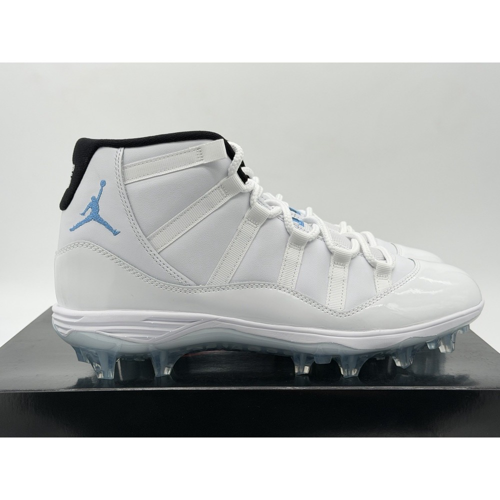 Size 9.5- Nike Air Jordan 11 Retro Legend Blue Mid TD Football Cleats HM7324-104